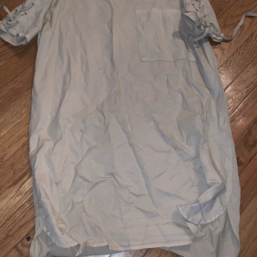 Zara Cream Long Women Dress
